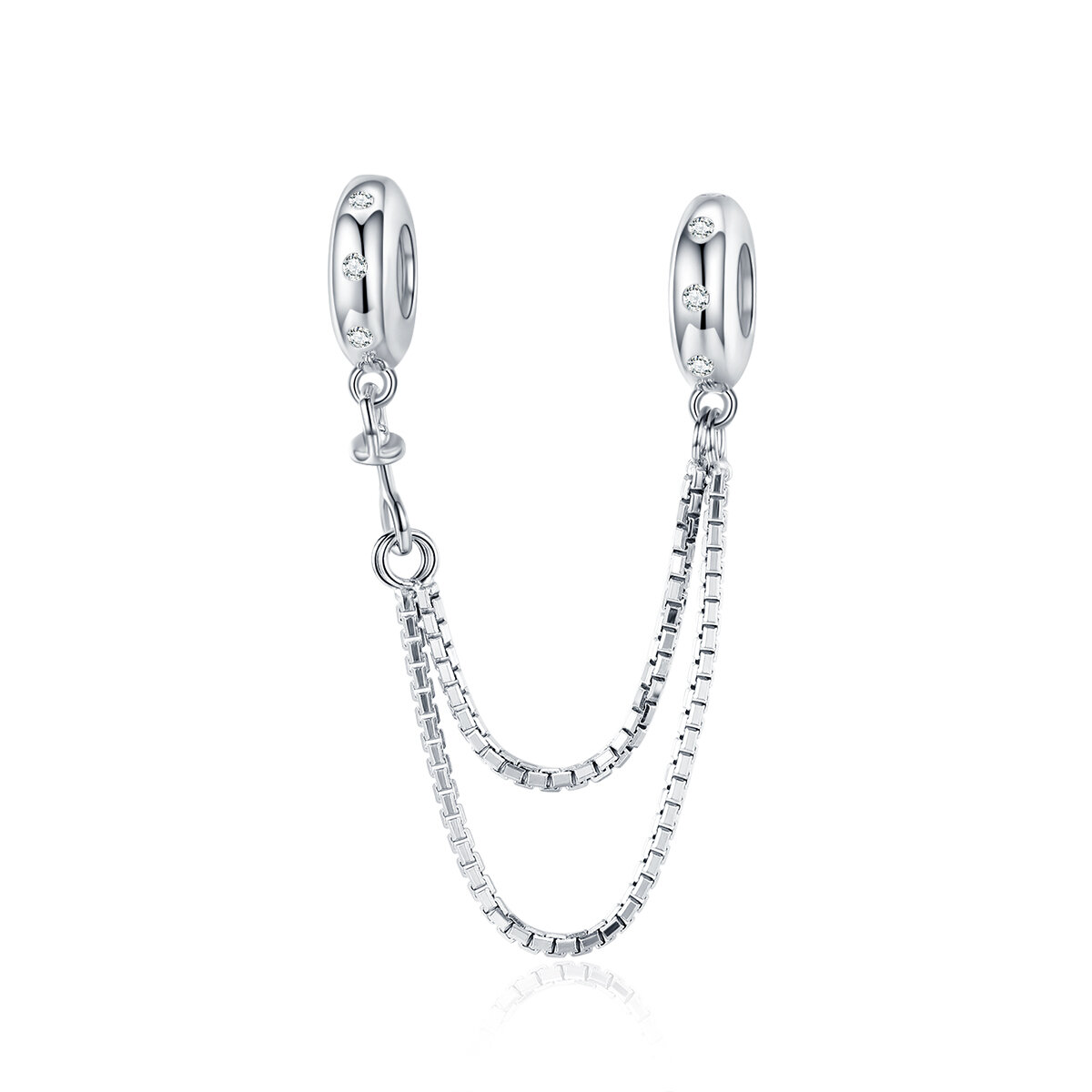 GemKing SCC1419 Simple chain S925 Sterling Silver Charm