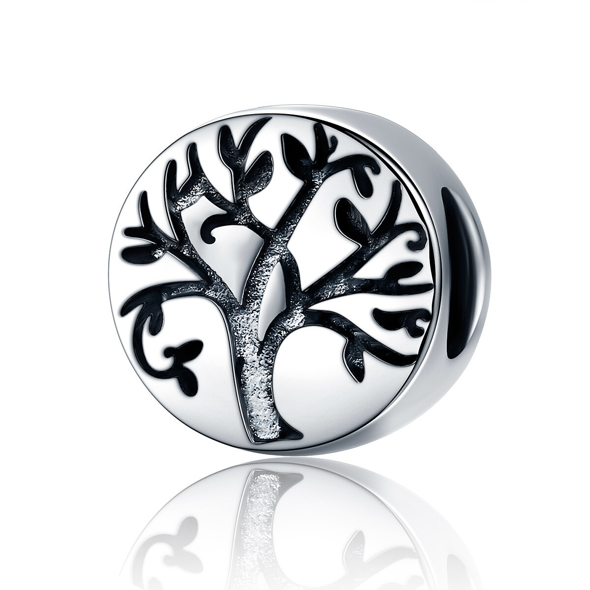 GemKing SCC430 Tree of Life S925 Sterling Silver Charm