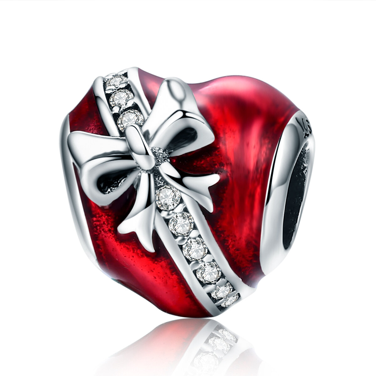 GemKing SCC741 the Gift of Love S925 Sterling Silver Charm