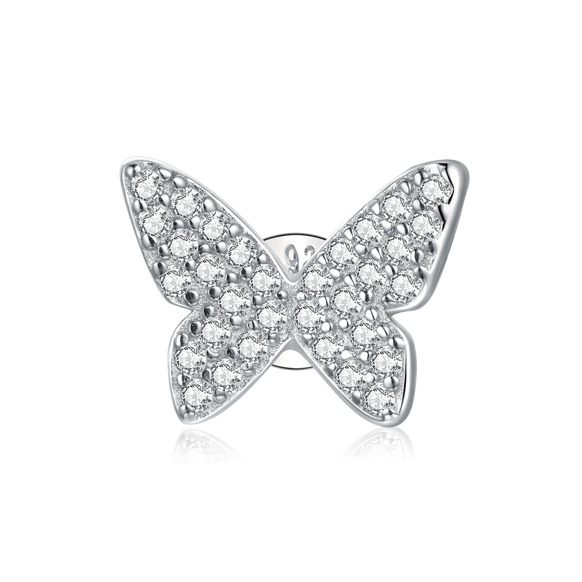 GemKing Butterfly S925 Sterling Silver Earrings