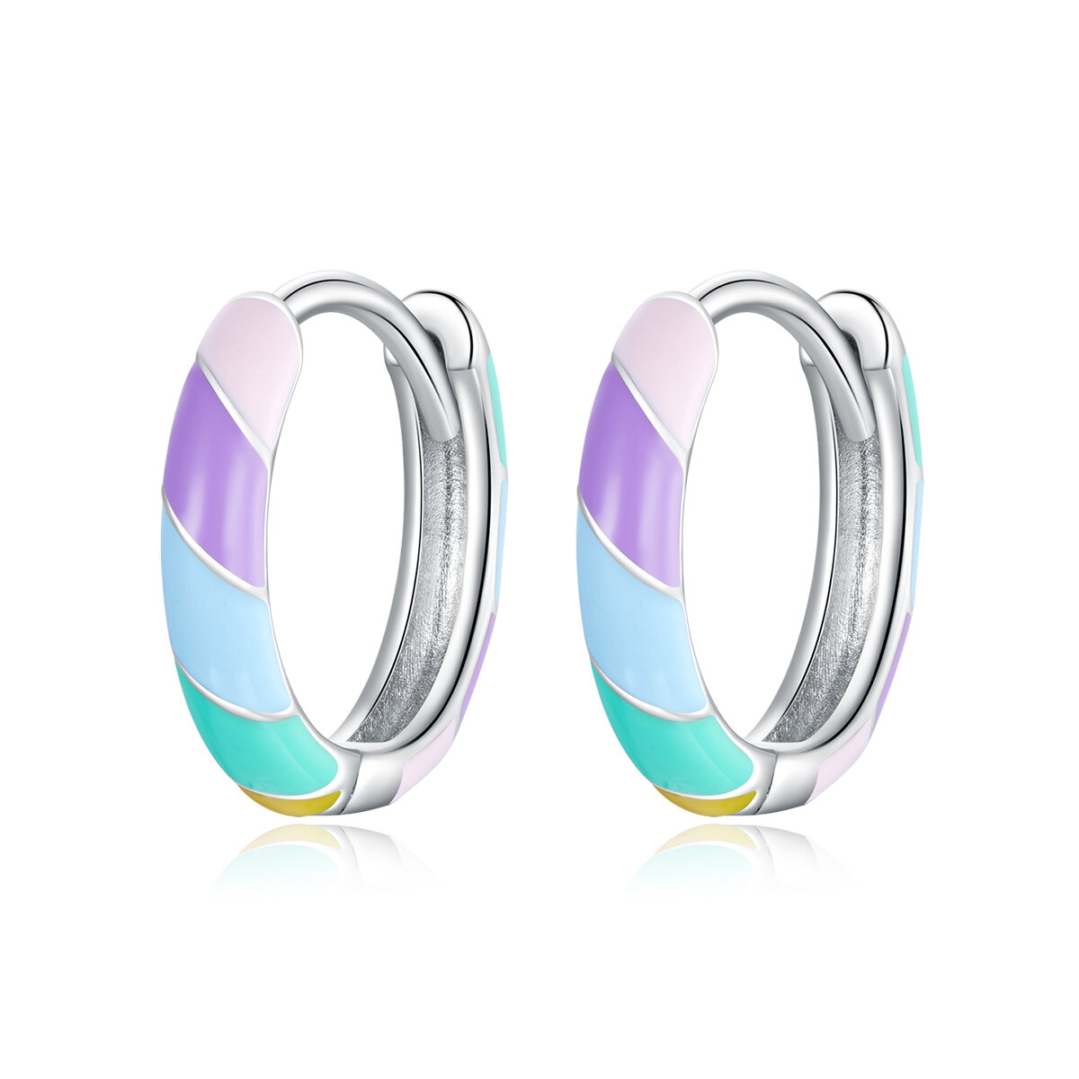 GemKing SCE1085 Colorful Dazzle earrings S925 Sterling Silver Earring
