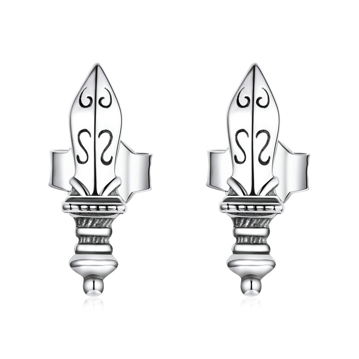 GemKing SCE1294 Creative dagger S925 Sterling Silver Earring