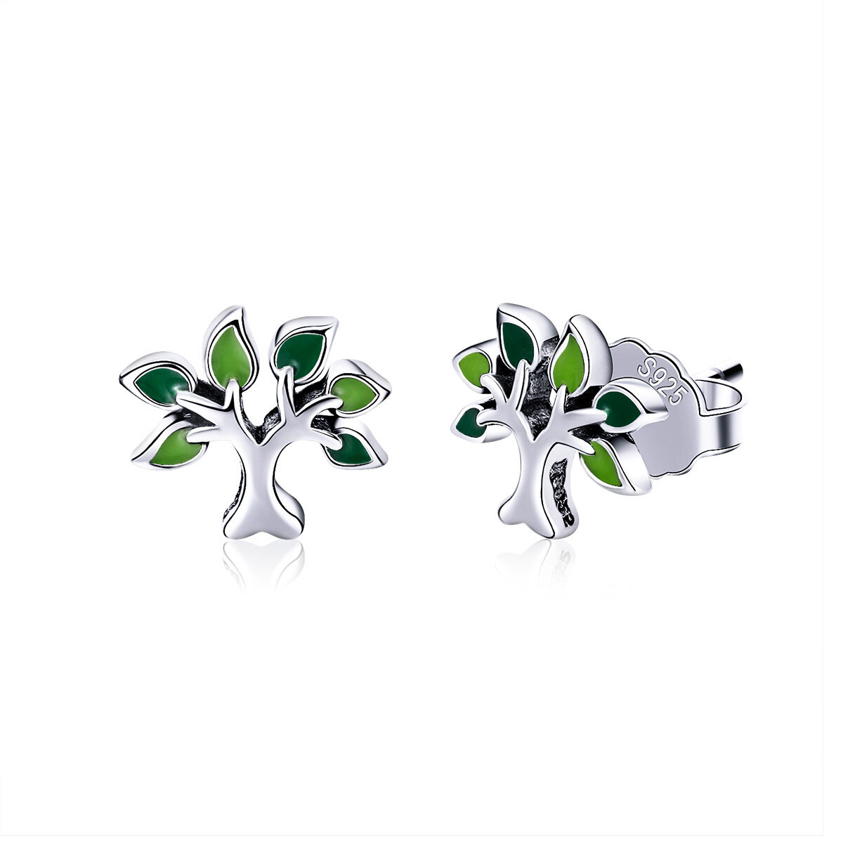 GemKing SCE409 the Tree of Life S925 Sterling Silver Earring