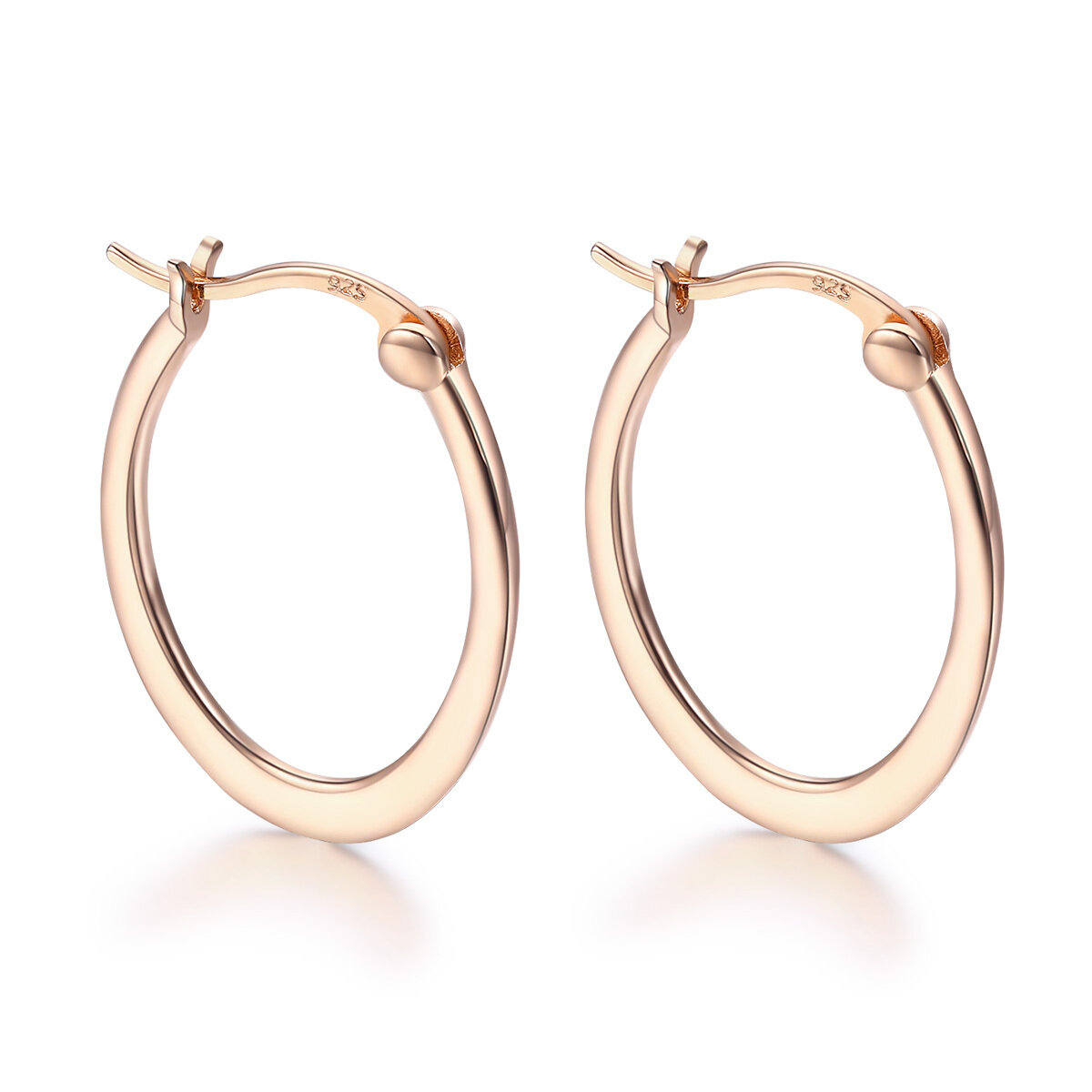 GemKing SCE478 Rose gold earrings S925 Sterling Silver Earring