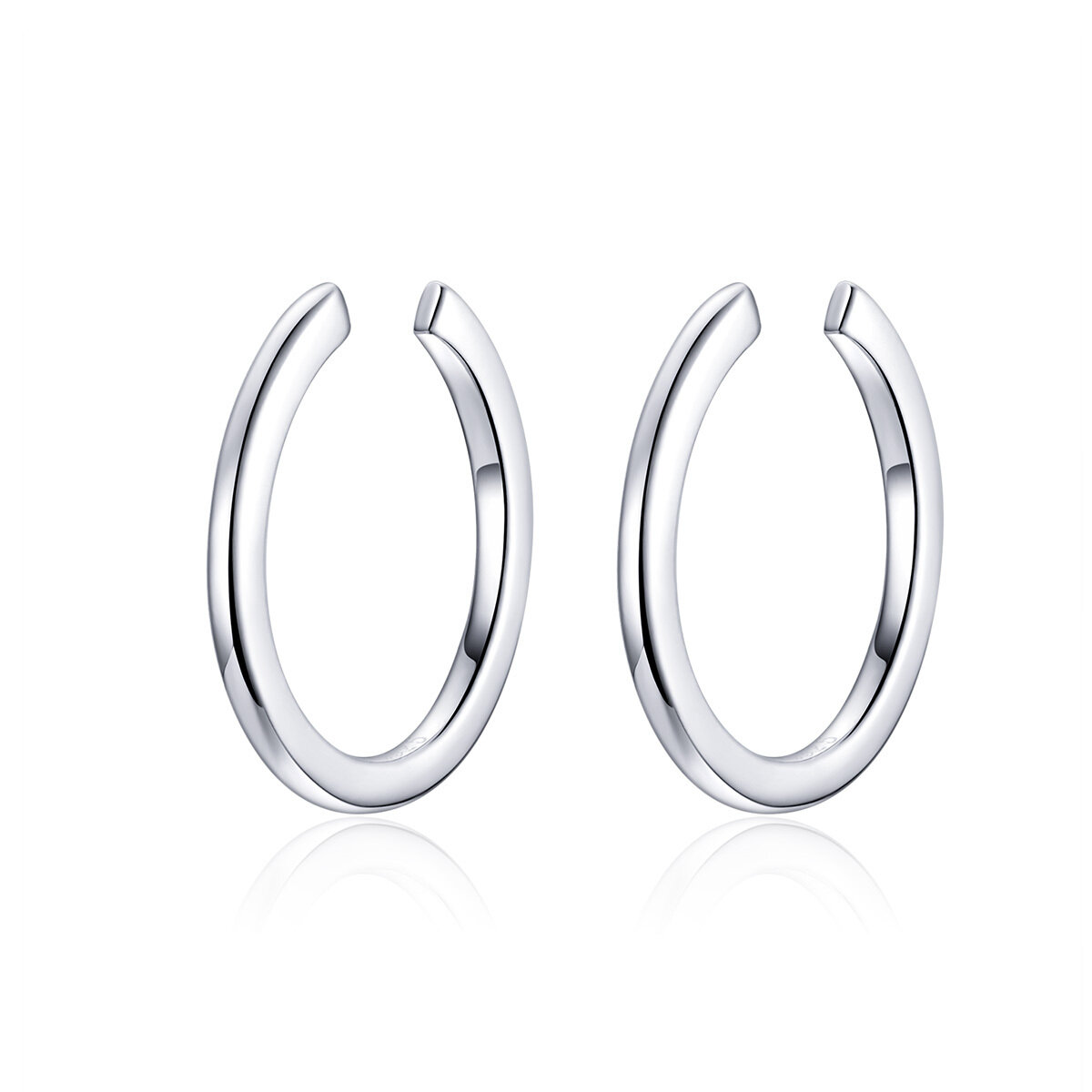 GemKing SCE647 Simple ear clip S925 Sterling Silver Earring