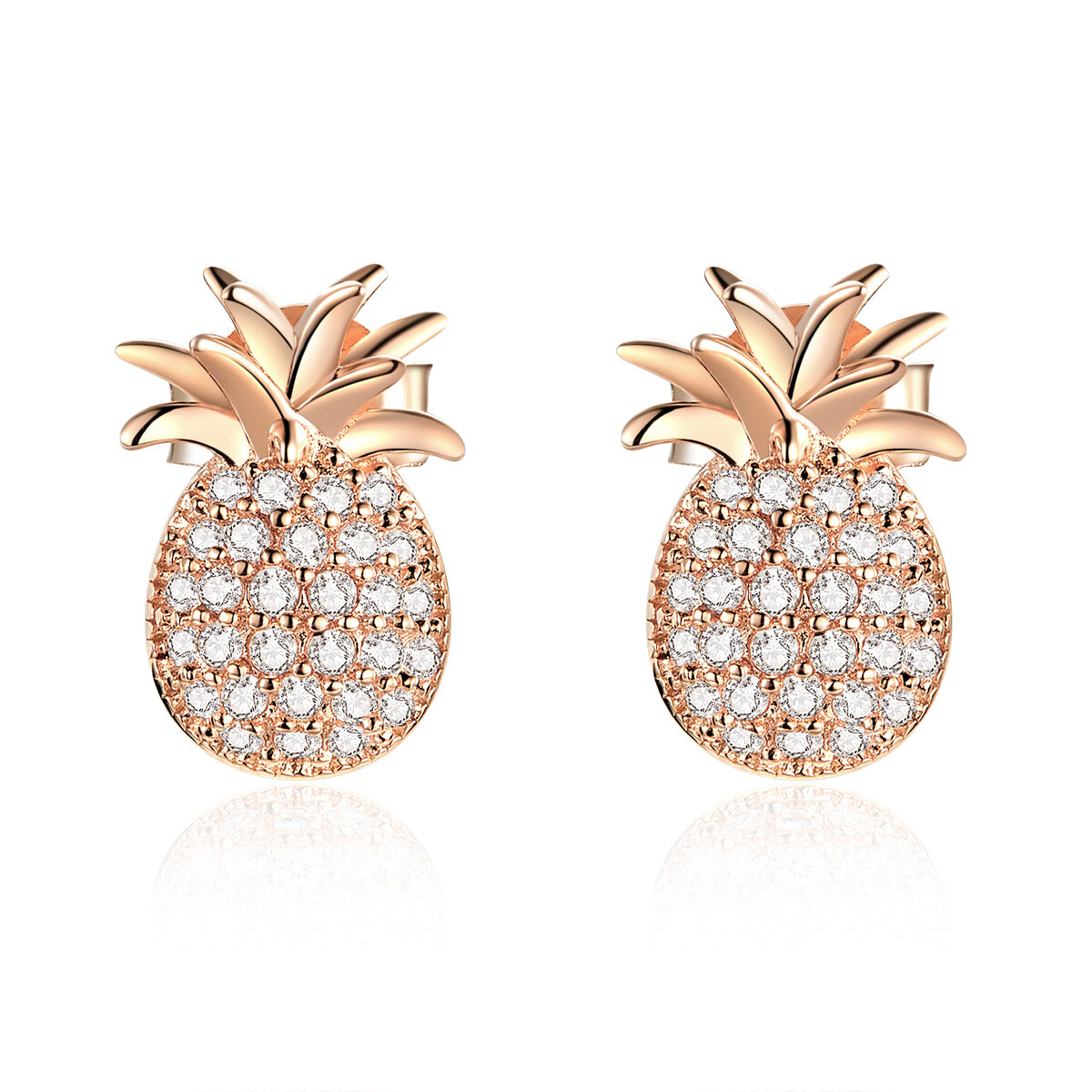 GemKing SCE803 Pineapple earrings S925 Sterling Silver Earring