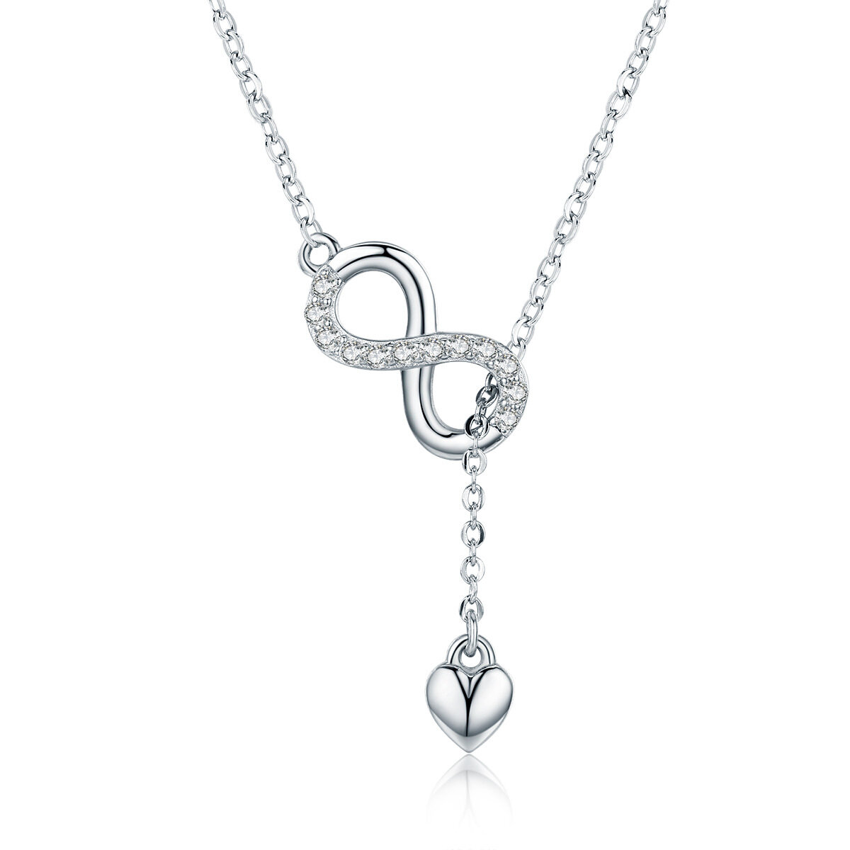 GemKing SCN223 Infinite charm S925 Sterling Silver Necklace