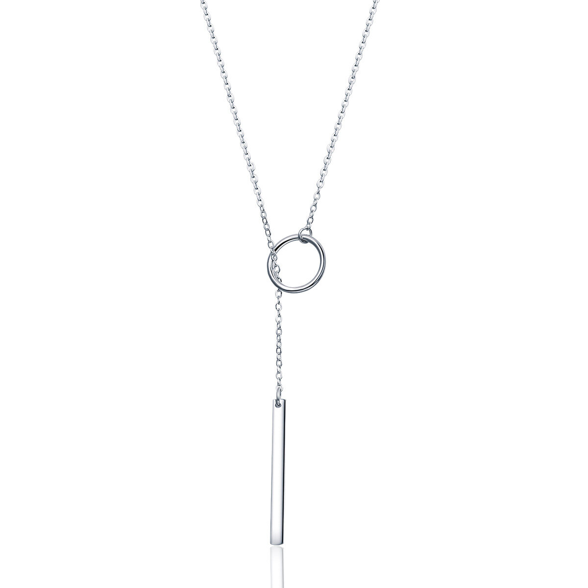 GemKing SCN304 Simple S925 Sterling Silver Necklace
