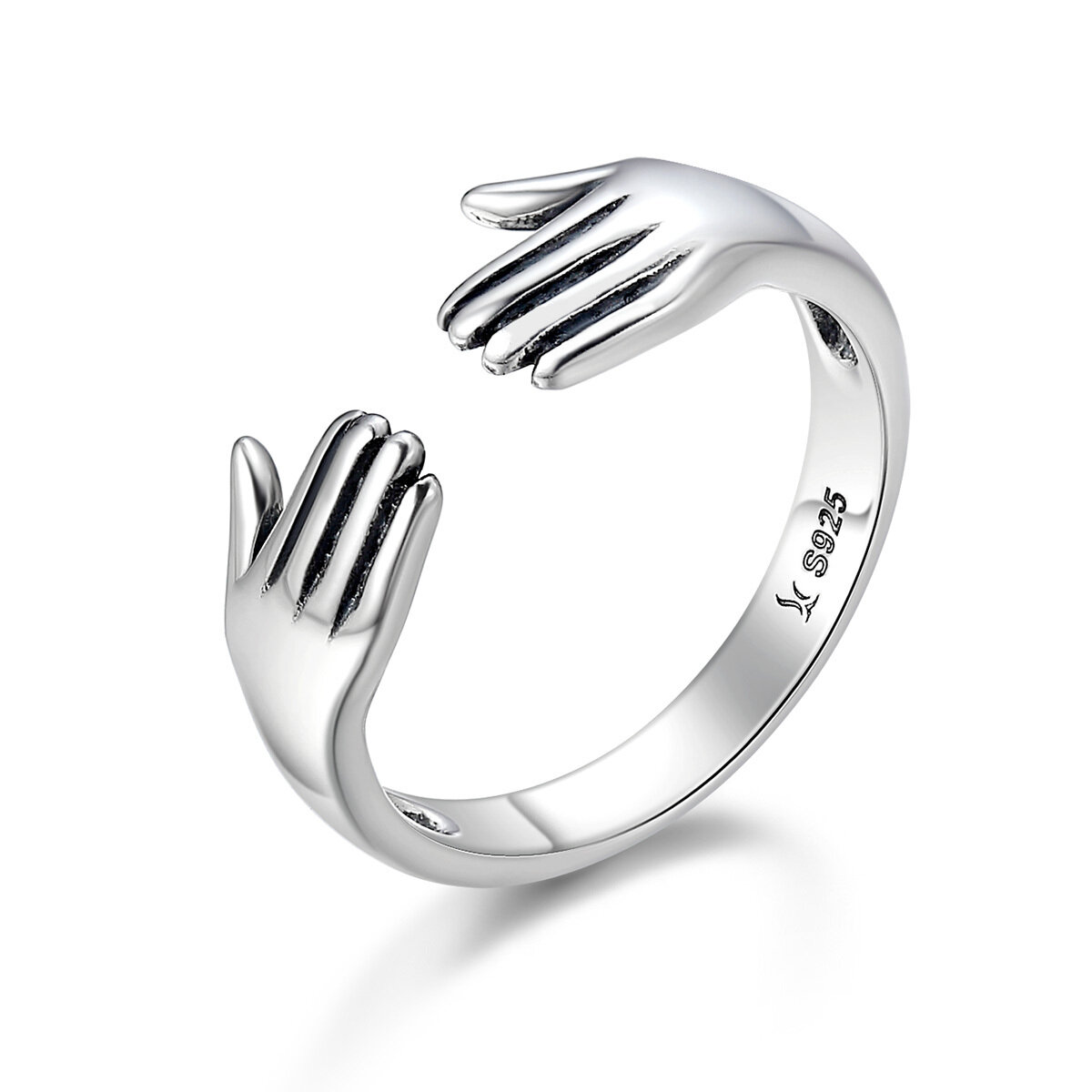 GemKing SCR136 Give me a hug S925 Sterling Silver Ring