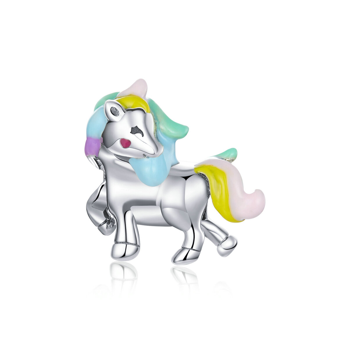 GemKing SCC1500 My Little Pony Rainbow Dash S925 Sterling Silver Charm