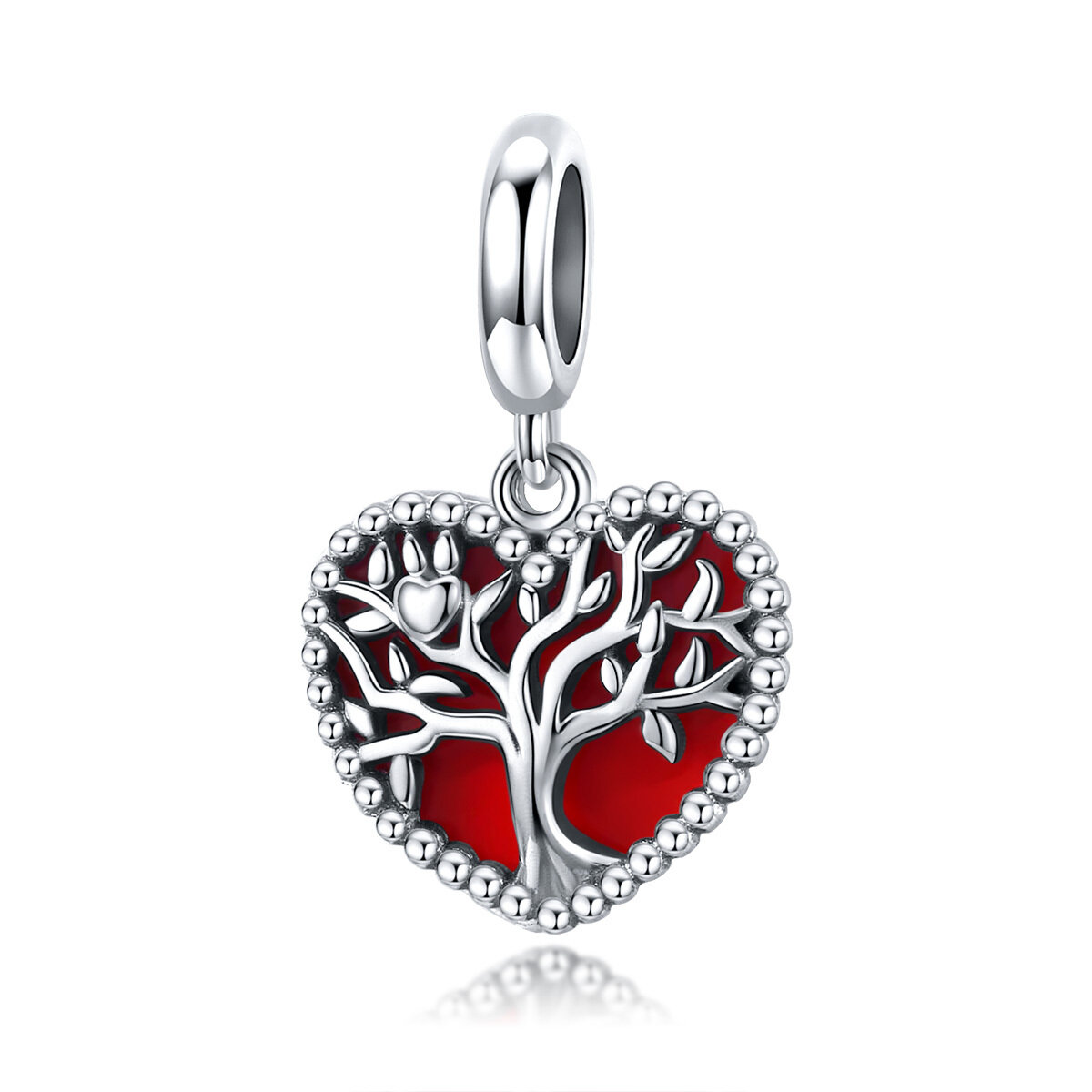 GemKing SCC1556 life Tree S925 Sterling Silver Charm