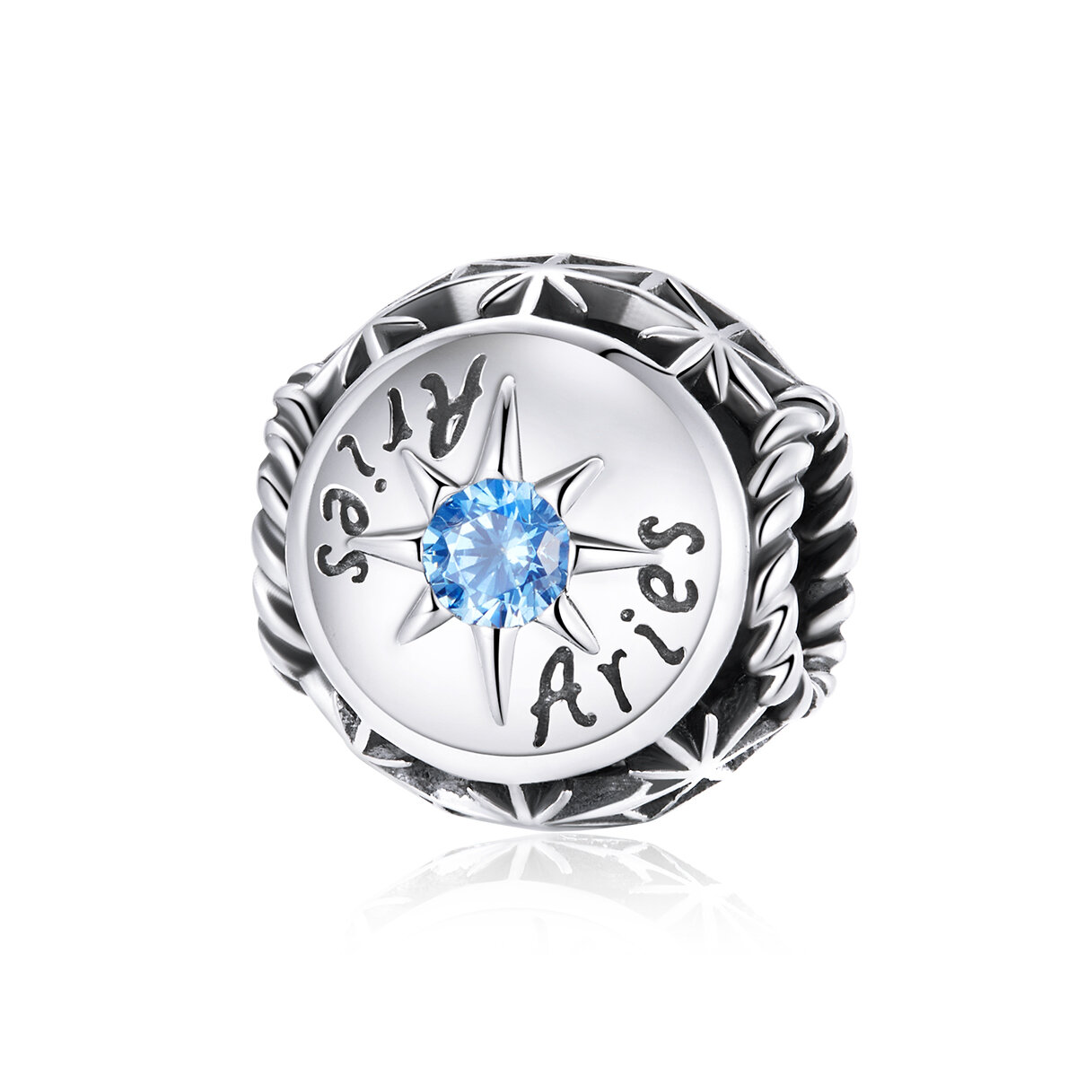 GemKing 12 Zodiac signs S925 Sterling Silver Charms