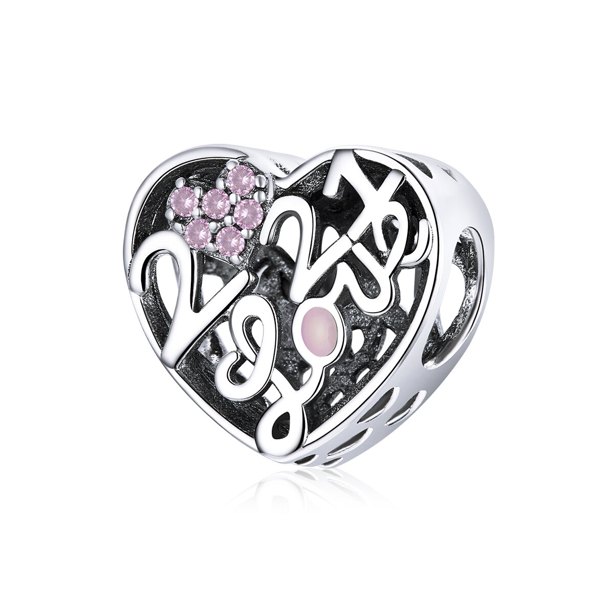 GemKing Sweet Lover S925 Sterling Silver Charms