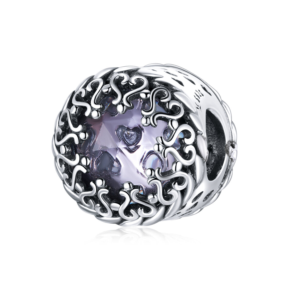 GemKing SCC1791 Eternal beauty lasts Forever S925 Sterling Silver Charm