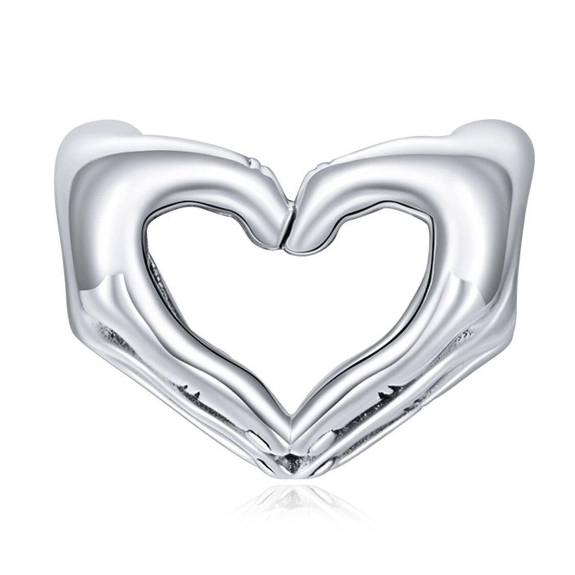 GemKing BSC498 Show love S925 Sterling Silver Charm