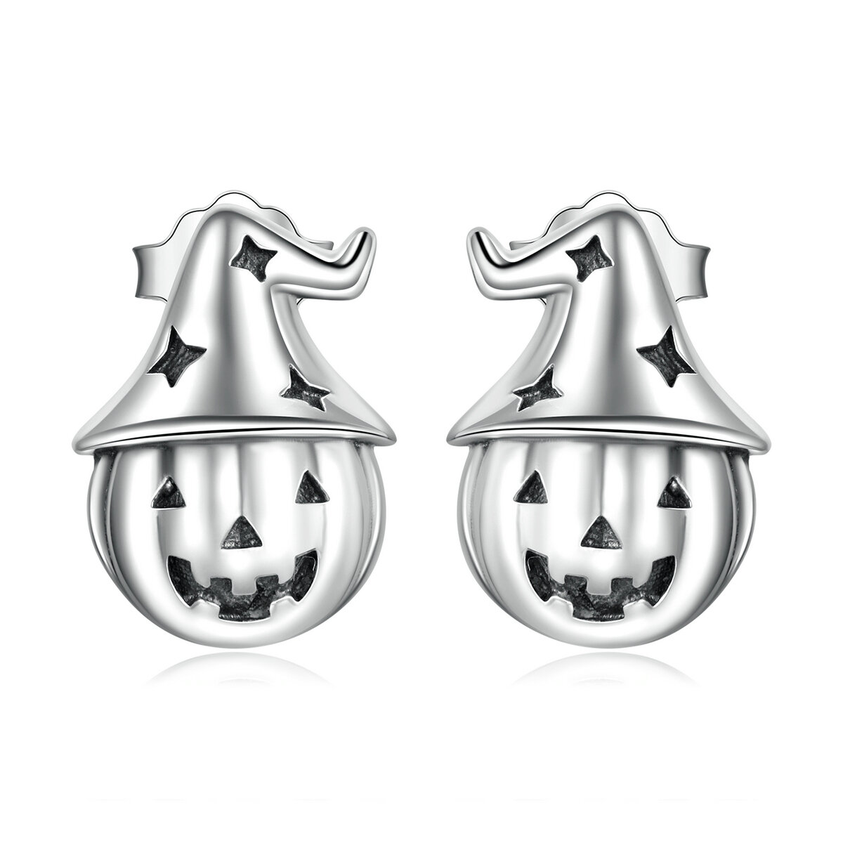 GemKing BSE537 Halloween pumpkin S925 Sterling Silver Earring