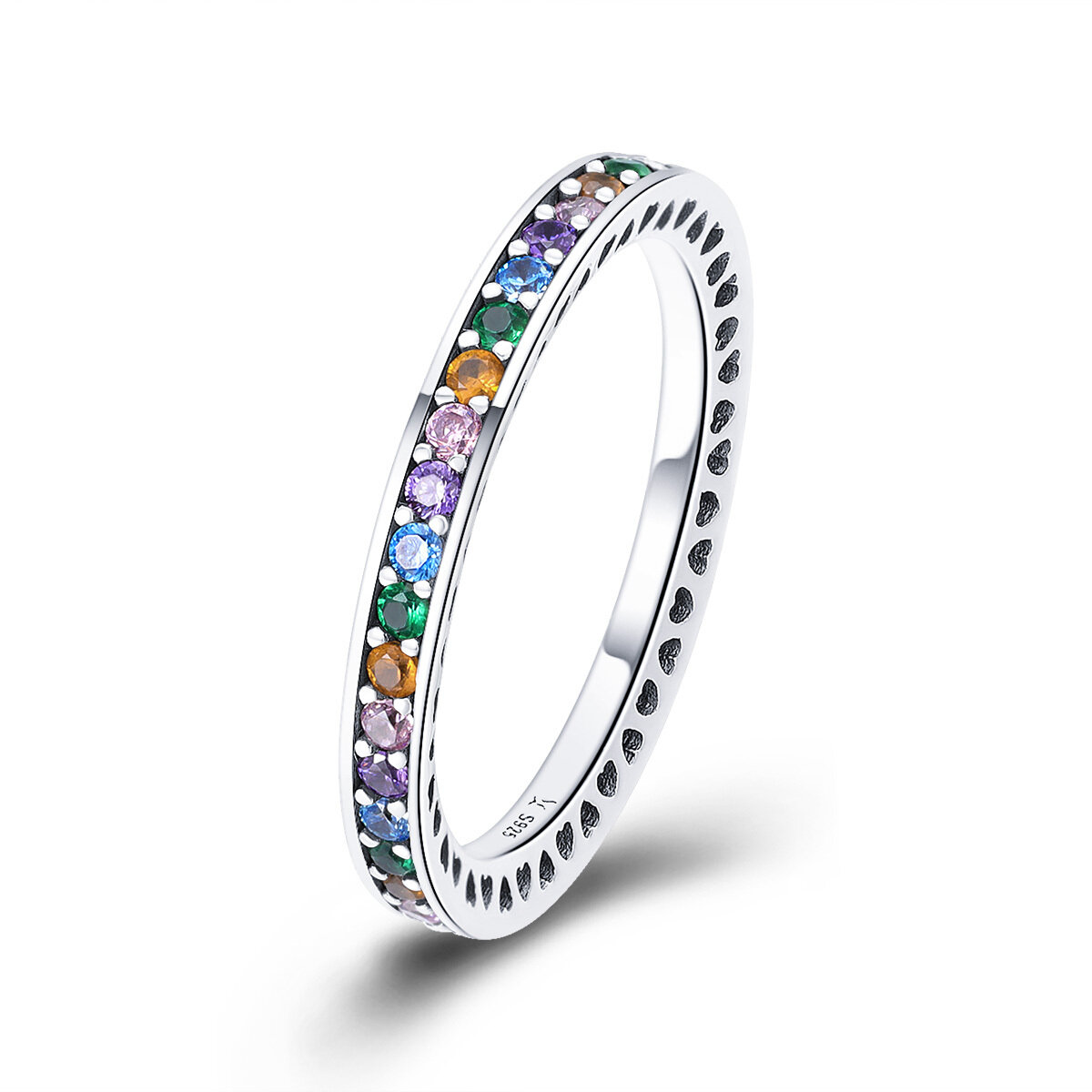 GemKing Rainbow S925 Sterling Silver rings
