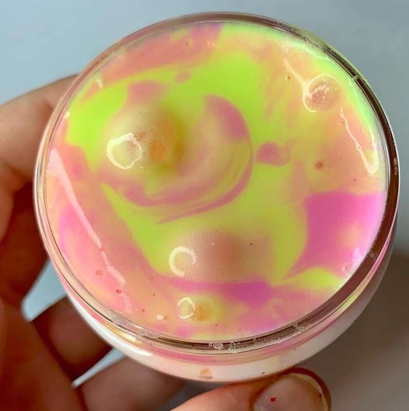 Strawberry custard