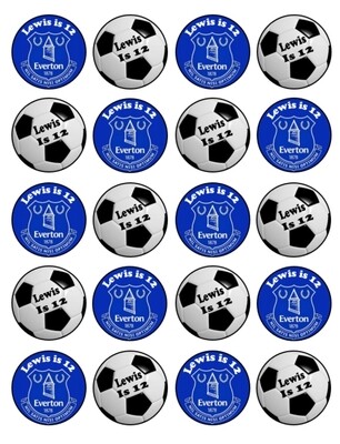 Cupcake toppers - 20 x 4.5cm (various sizes available)