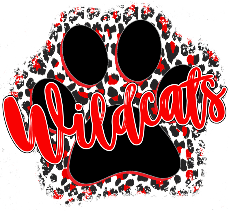 Wildcats Leopard Paw Short Sleeve T-Shirt