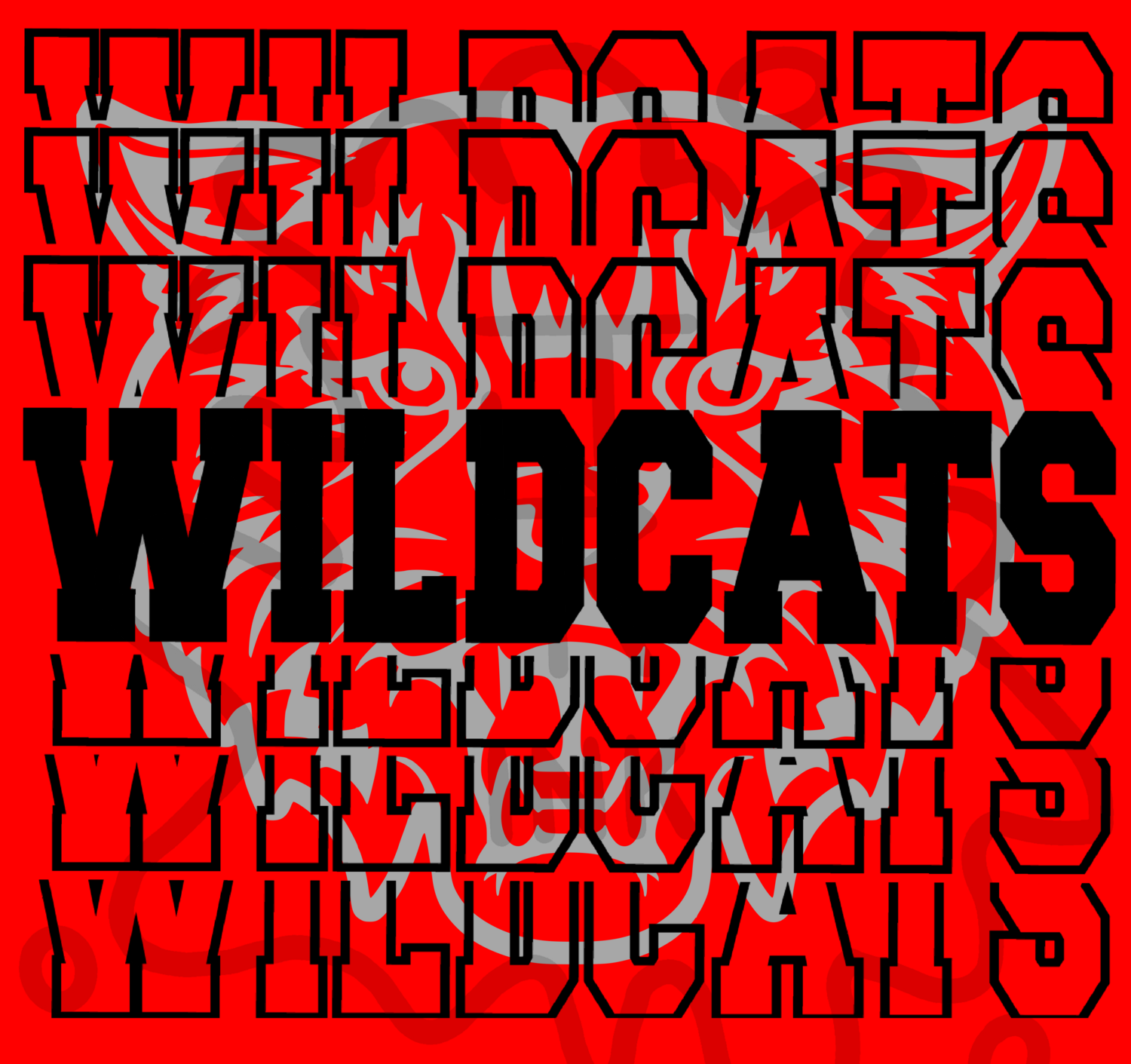Wildcats Face Shirt