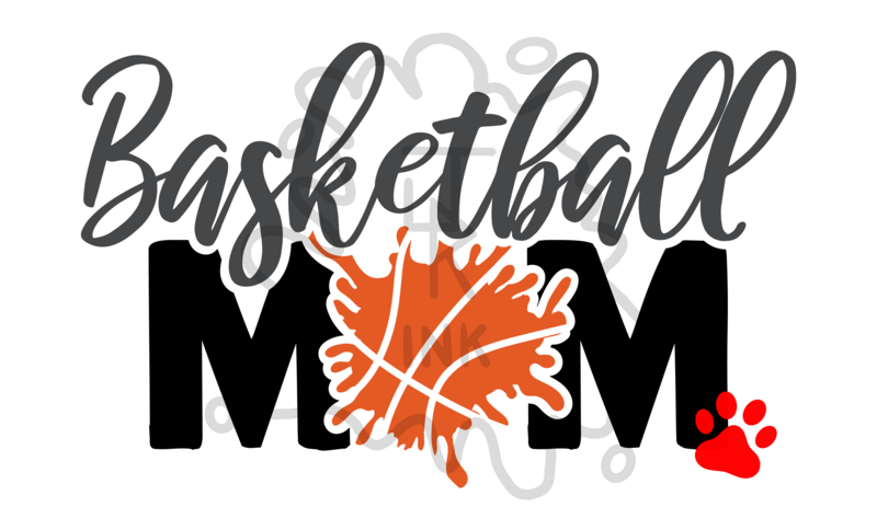 Basketball Splash Mom Shirt
