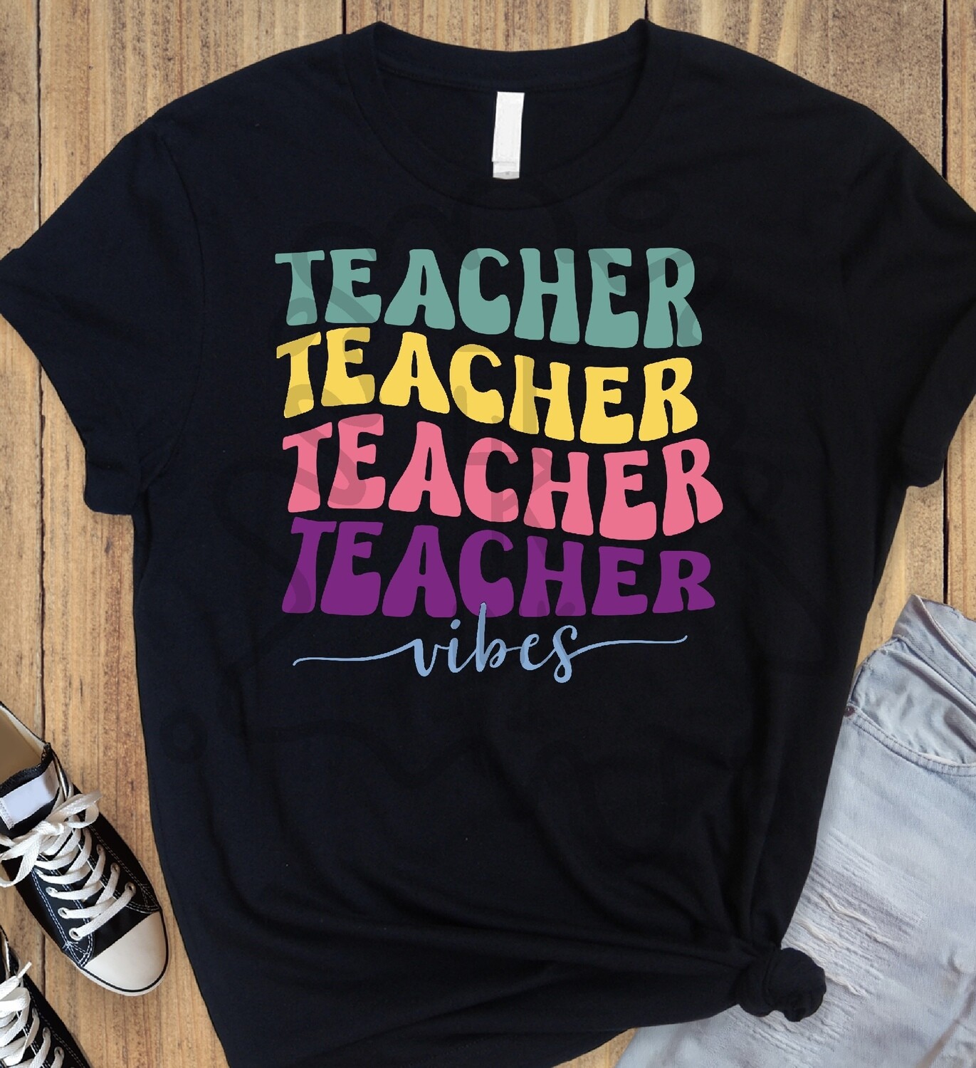 Teacher Stacked Vibes