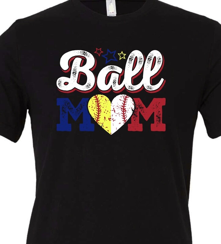 Ball Mom Distressed
