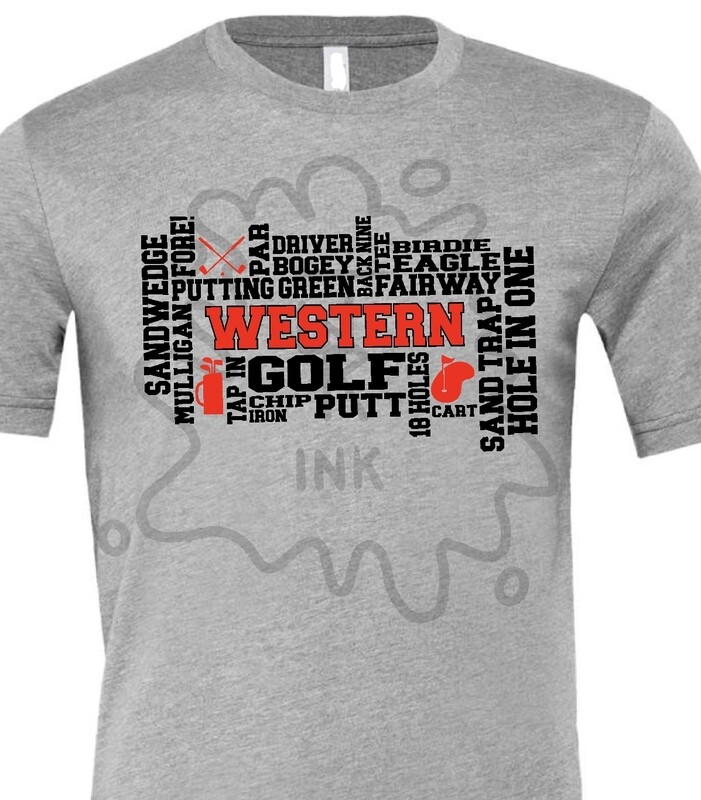 Western Golf Wordart