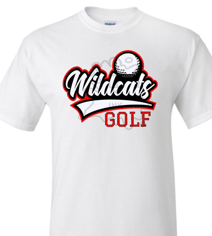 Wildcats Golf Tail Shirt