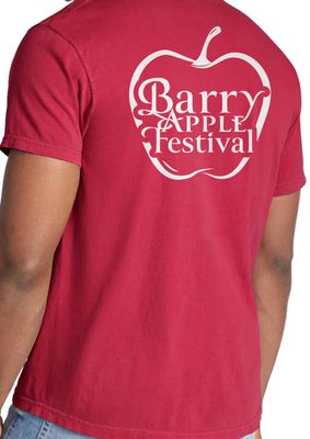 Barry Apple Festival Pocket -2 sided Red