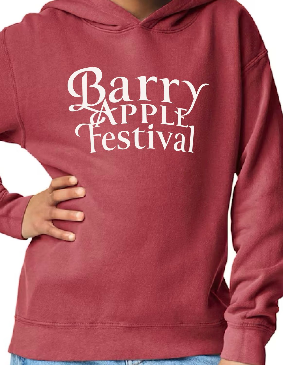 Barry Apple Festival Crimson YOUTH Hoodie
