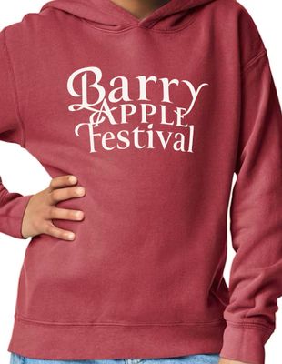 Barry Apple Festival Crimson YOUTH Hoodie
