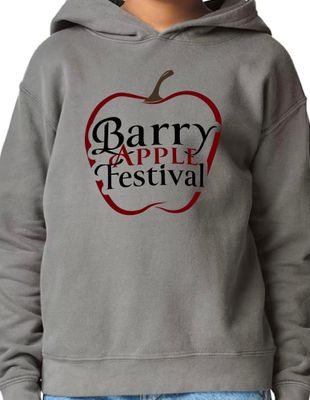 Barry Apple Festival Gray YOUTH Hoodie