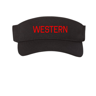 Western Softball Visor 1 (Fundraiser item)