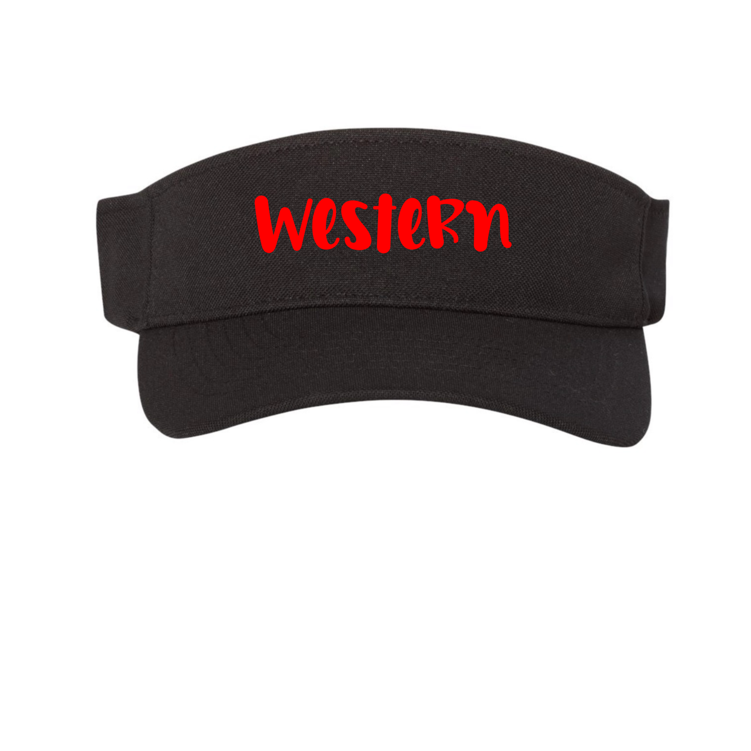Western Softball Visor 2 (Fundraiser item)