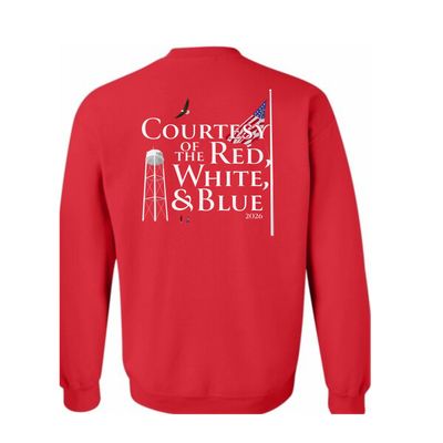 Theme- Apple Festival 2026-2 sided Red Crew