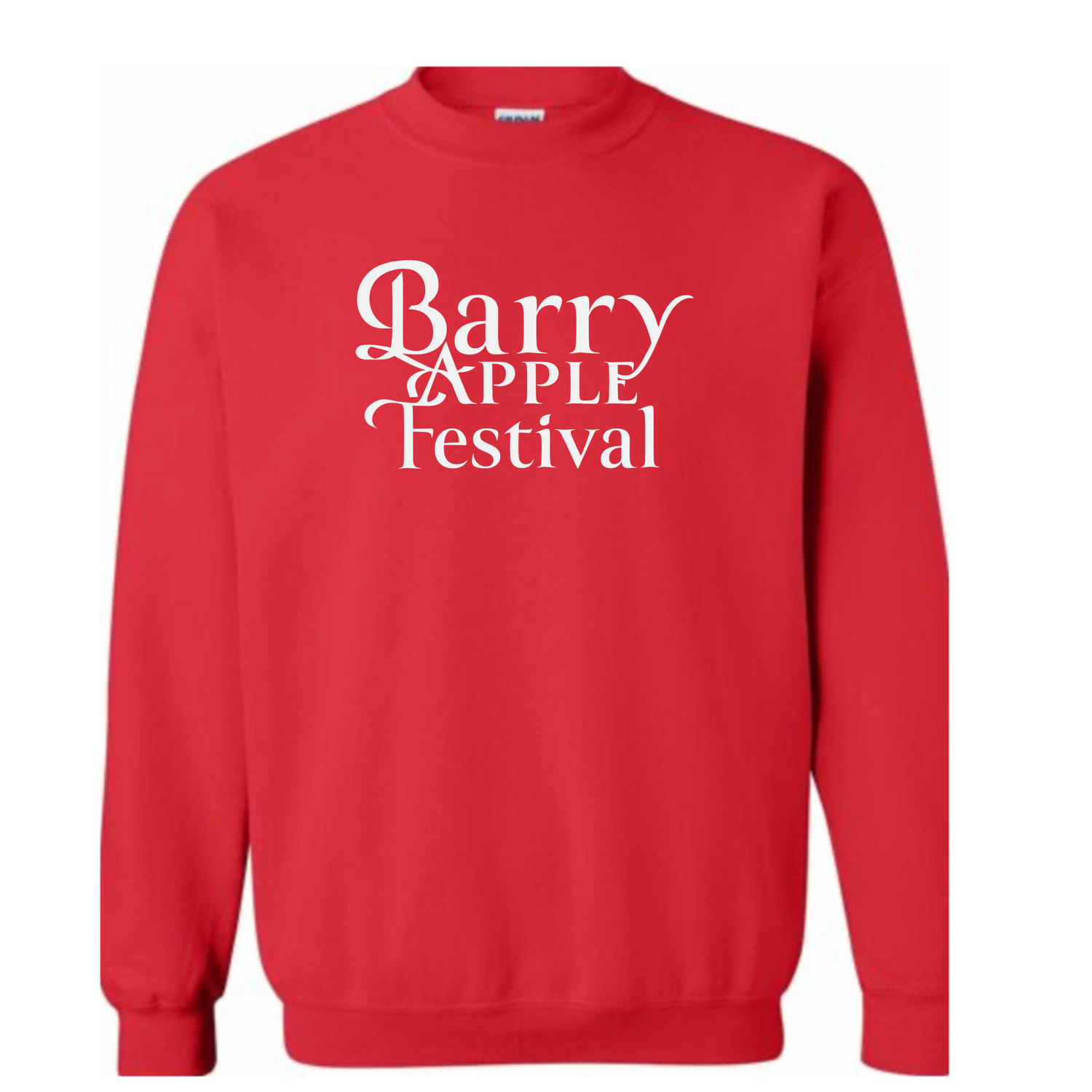 Theme- Apple Festival 2026-2 sided Red Crew