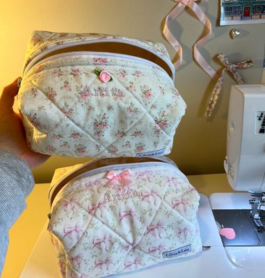 CUSTOM Full Quilted Pouch