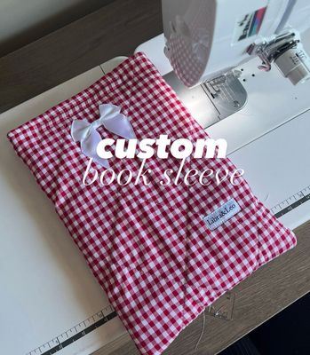 CUSTOM book sleeve