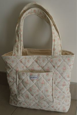 quilted tote bag