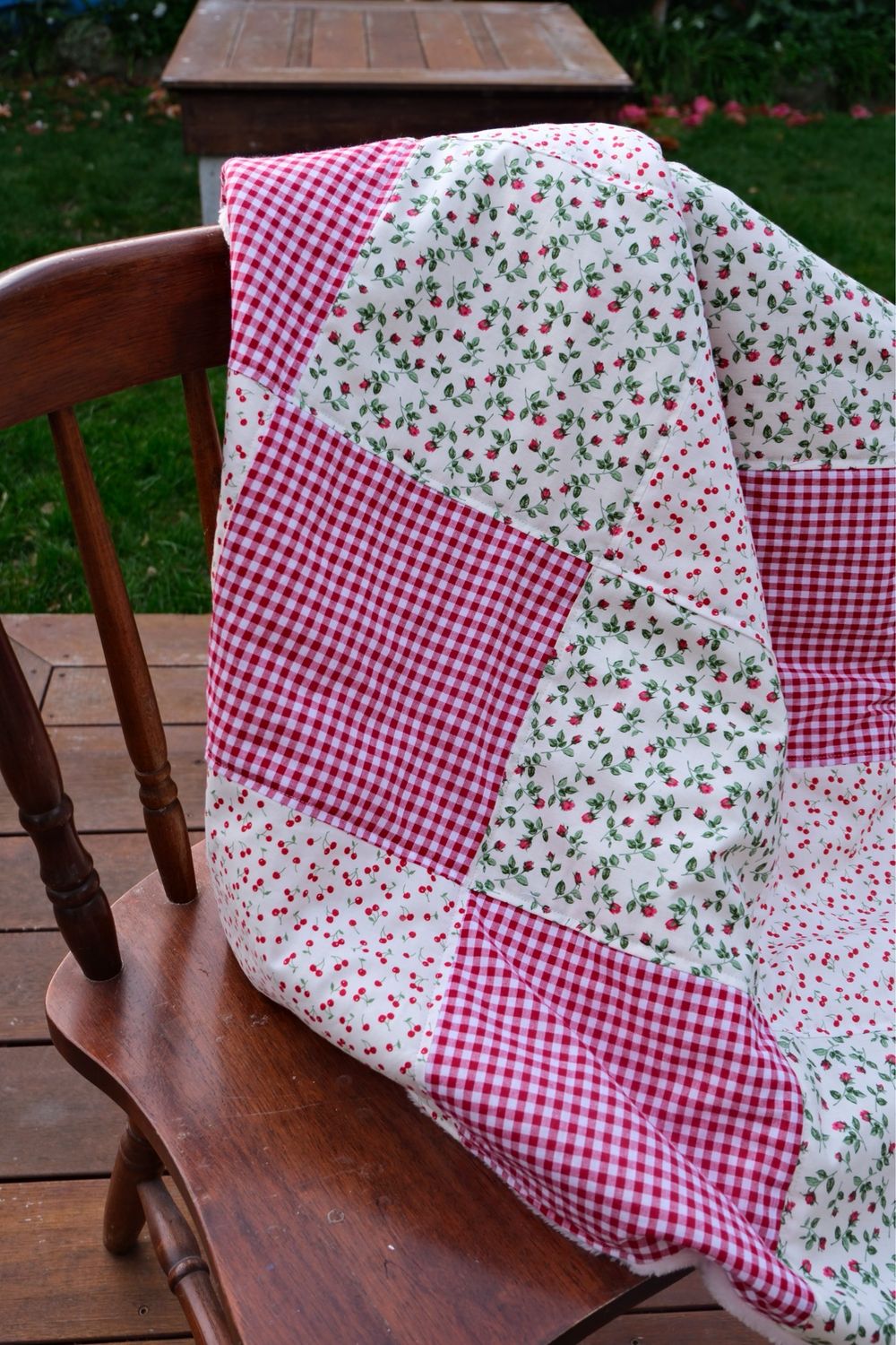 small patchwork quilt