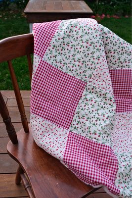 small patchwork quilt