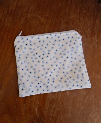blue coin purse