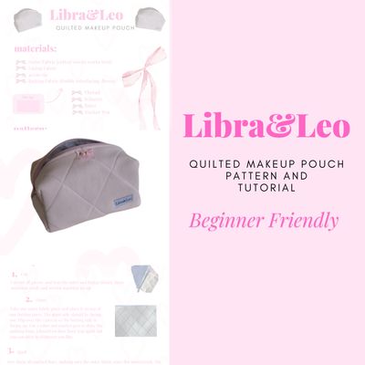 Quilted Makeup Pouch Pattern