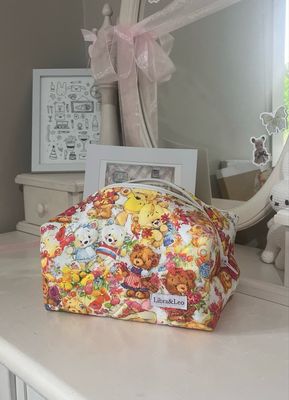 vintage teddy full pouch