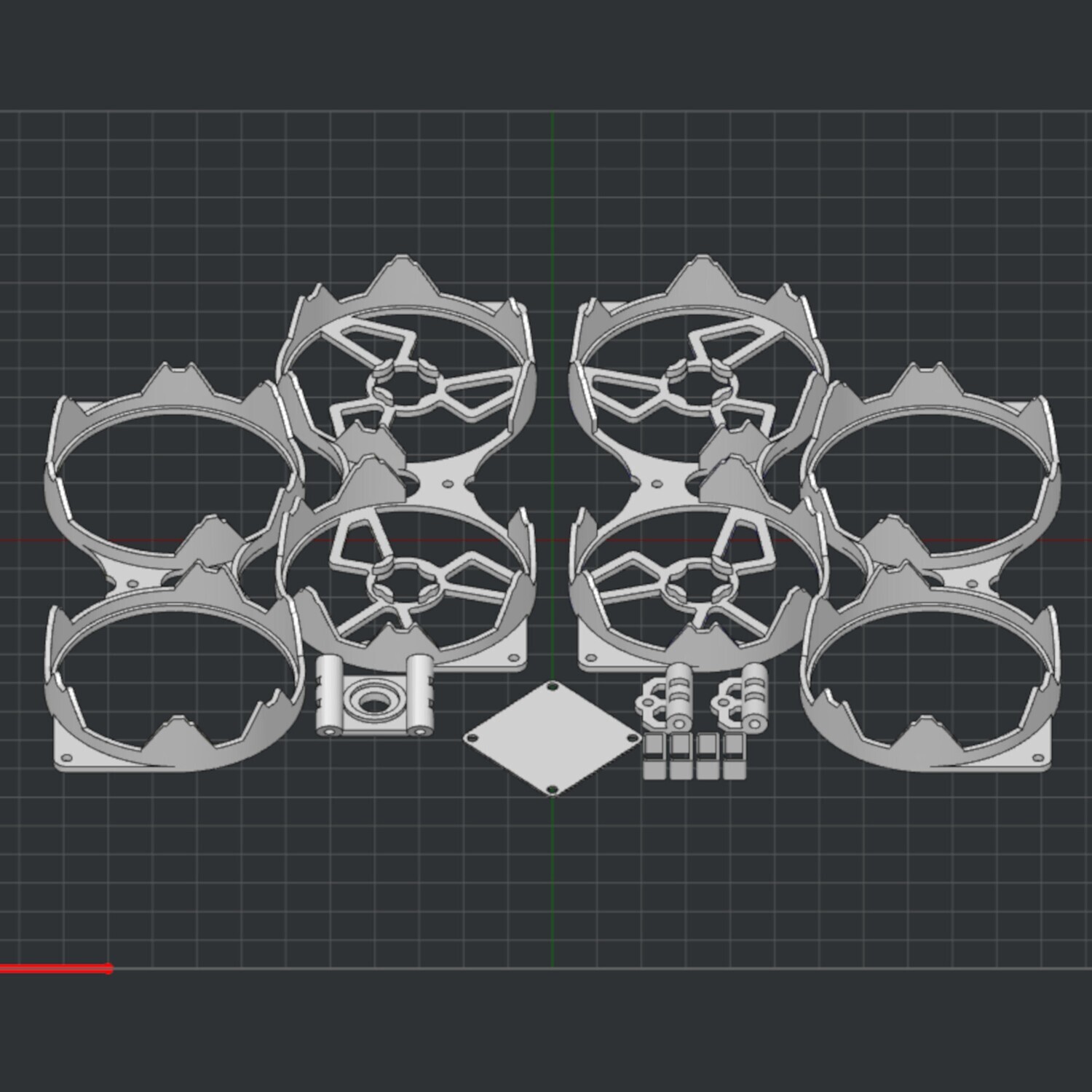 Bateleur V0.1.0 - 2inch Cinewhoop Frame