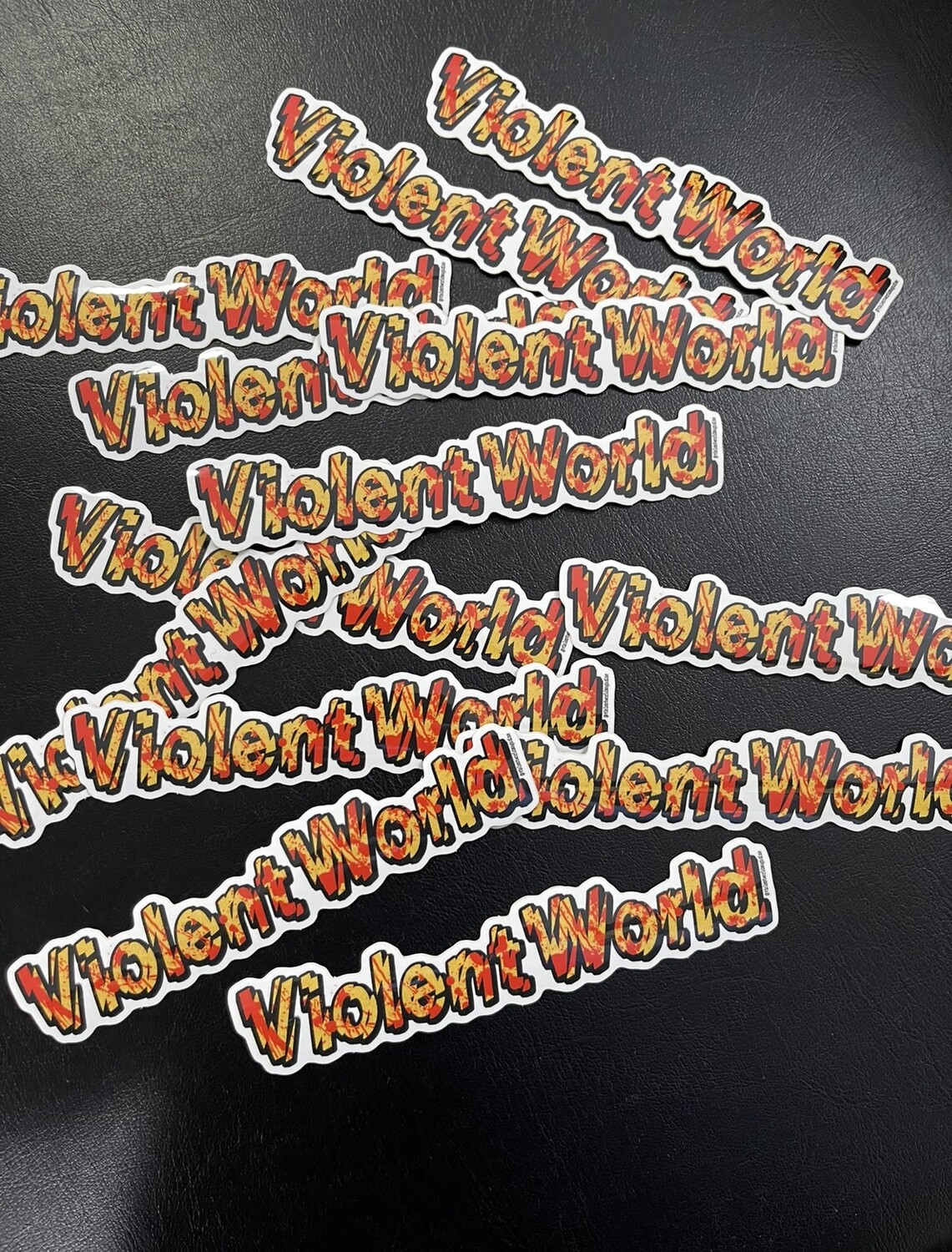 Violent World Sticker