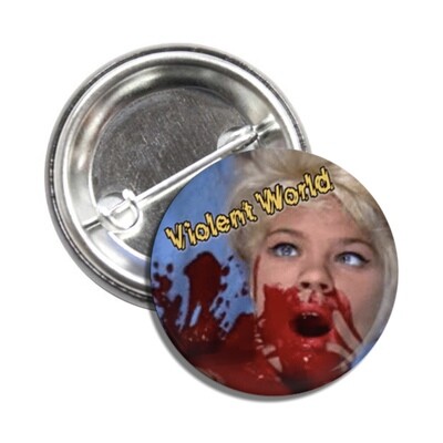Violent World Astrid Pinback Button