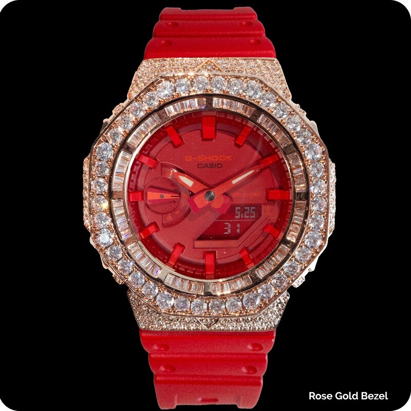 Orion Rose Gold Bezel G-Shock GA-2100-4ADR